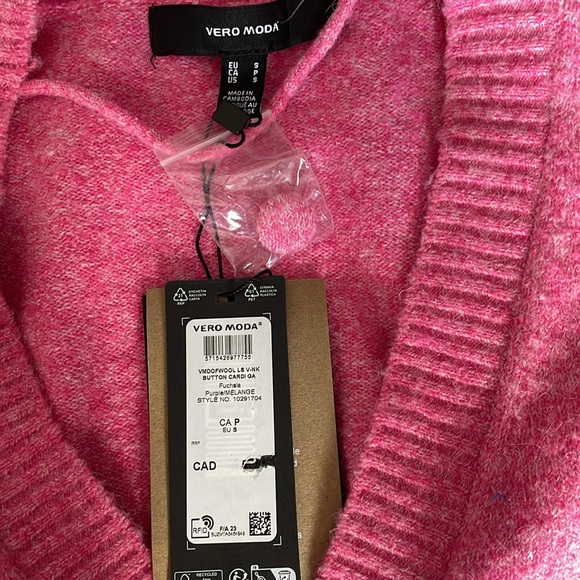 Vero Moda pink cardigan new with tags - Picture 3 of 8